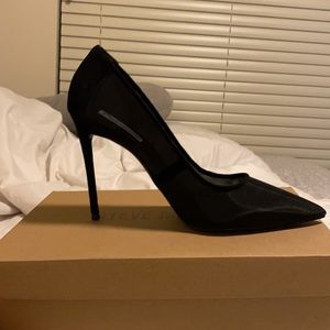 Steve Madden Meshluv Black Heel